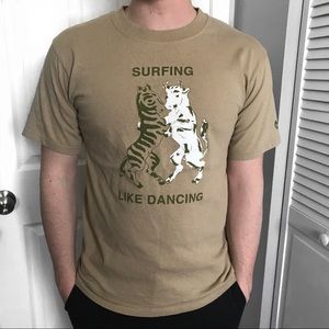 Thrifted ‘Surfing Like Dancing’ shirt